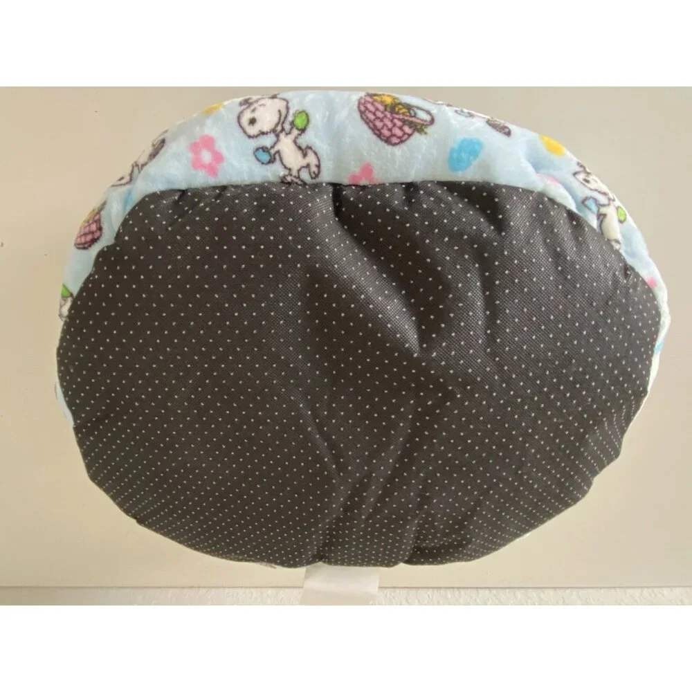 Peanuts Snoopy Small Dog Pet Cozy Cuddler Bed Easter Basket Eggs 19‎ X 15 X 7”